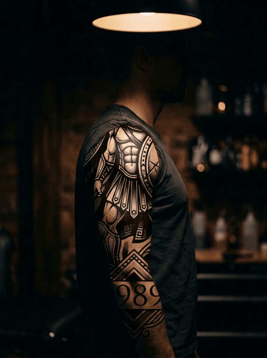 Тату эскиз: Tryon: Плечо