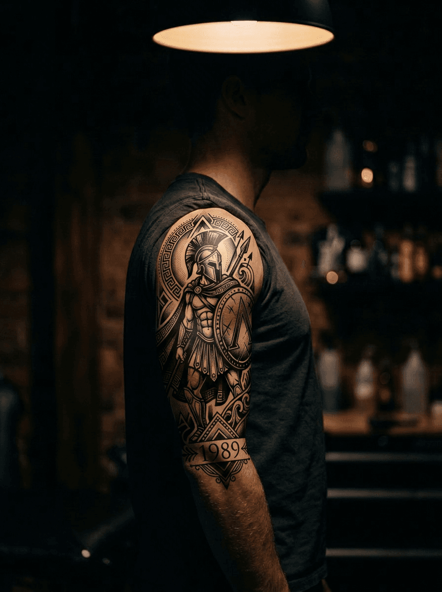 Тату эскиз: Tryon: Плечо