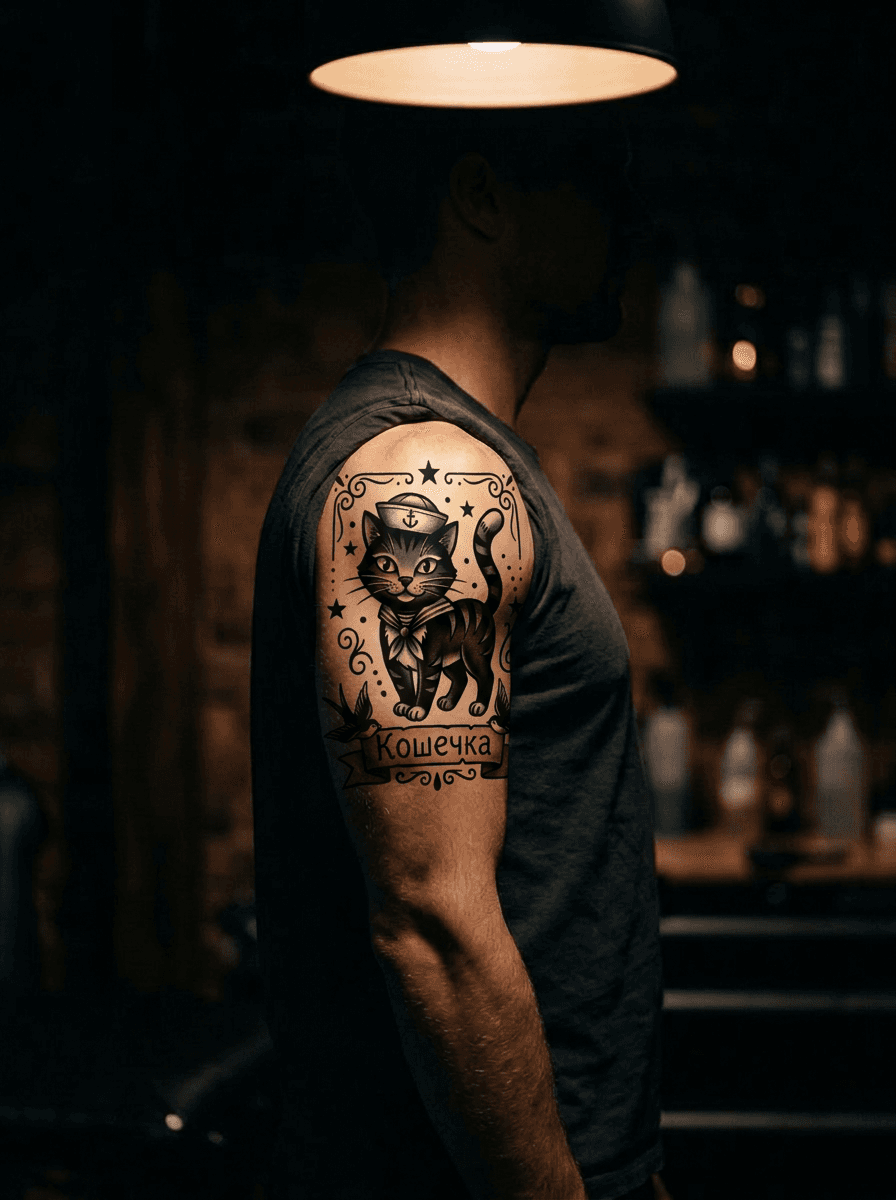 Тату эскиз: Tryon: shoulder