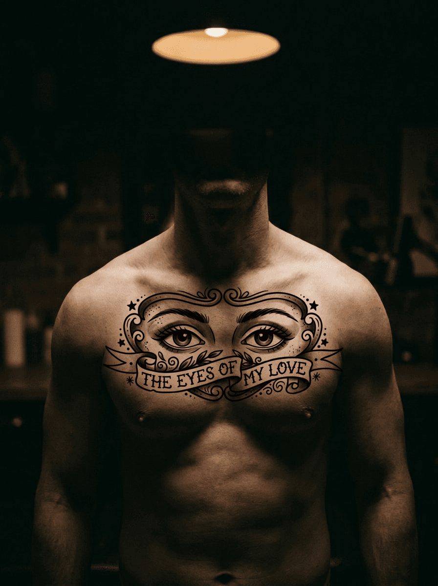 Тату эскиз: Tryon: chest