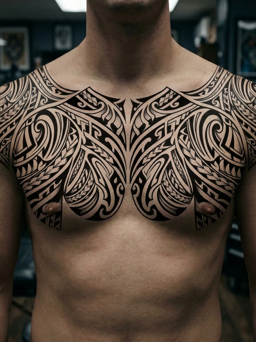 Тату эскиз: Tryon: chest