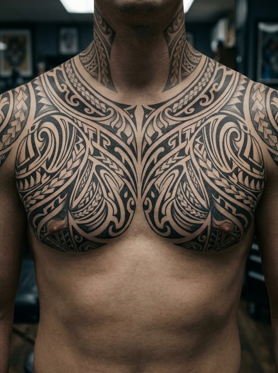 Тату эскиз: Tryon: chest