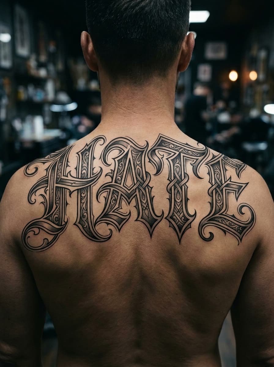 Тату эскиз: Tryon: back