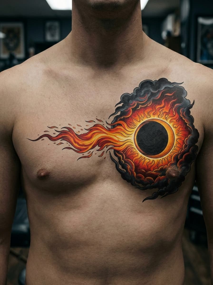 Тату эскиз: Tryon: chest