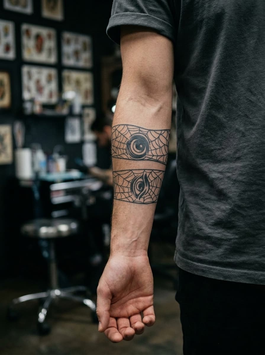 Тату эскиз: Tryon: forearm