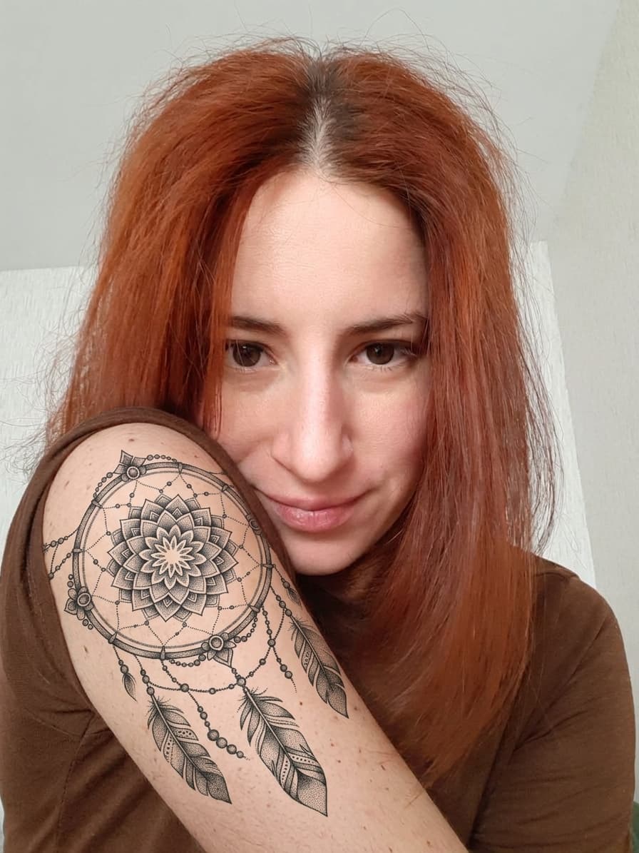 Тату эскиз: Tryon: shoulder