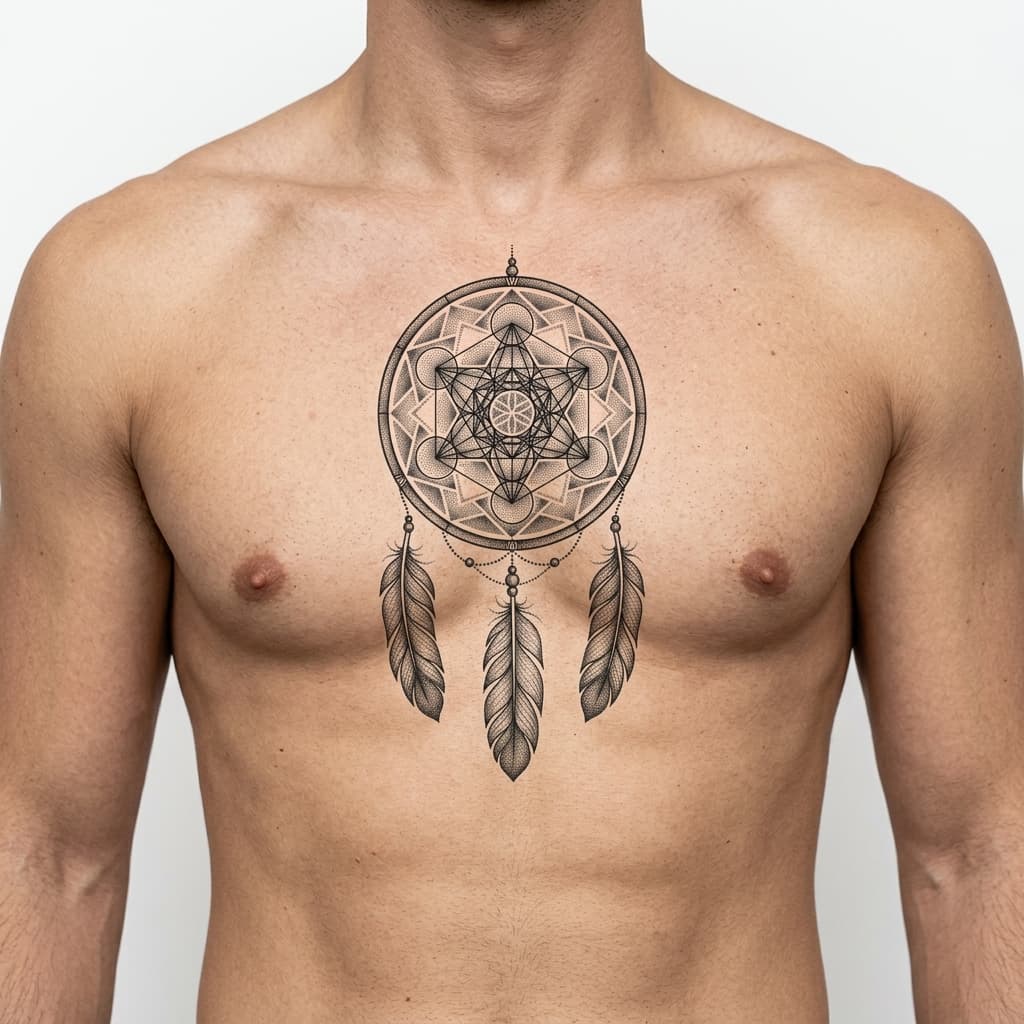 Тату эскиз: Tryon: chest