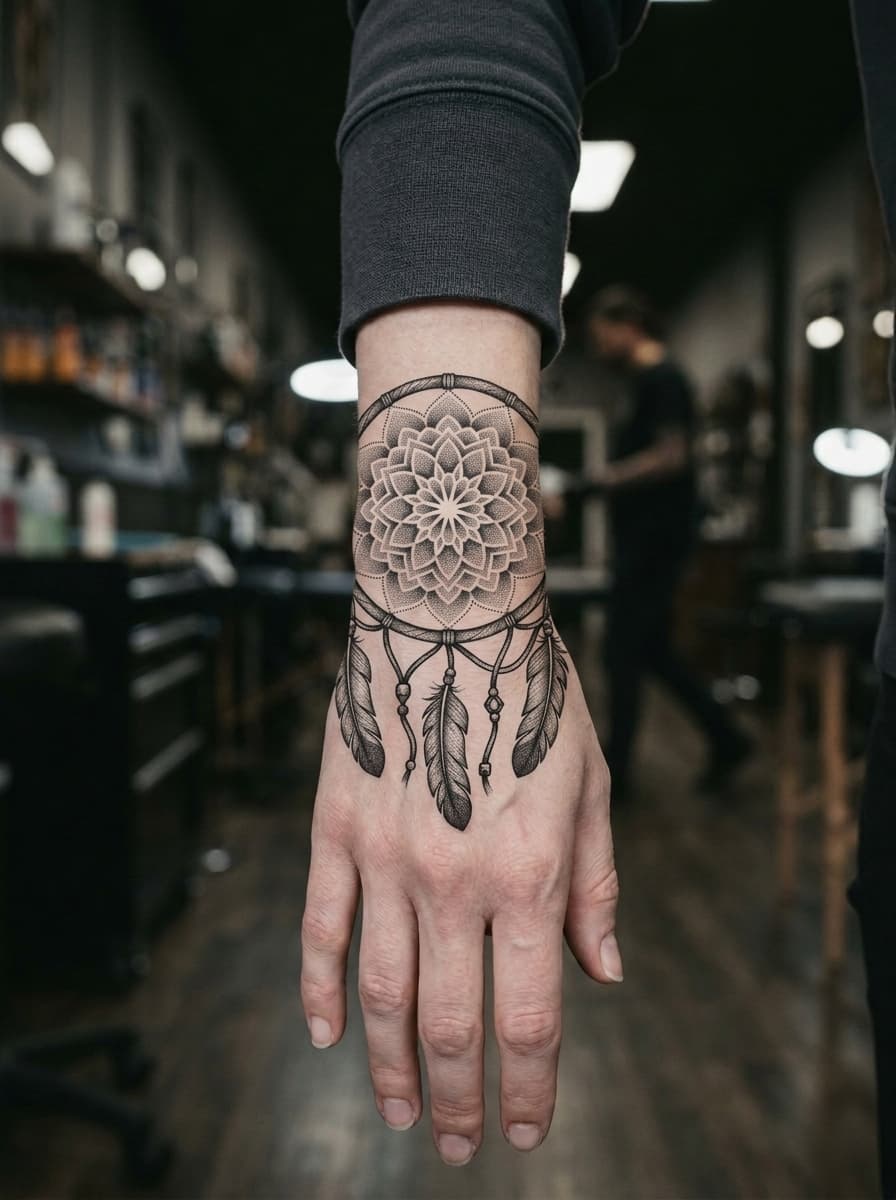 Тату эскиз: Tryon: wrist