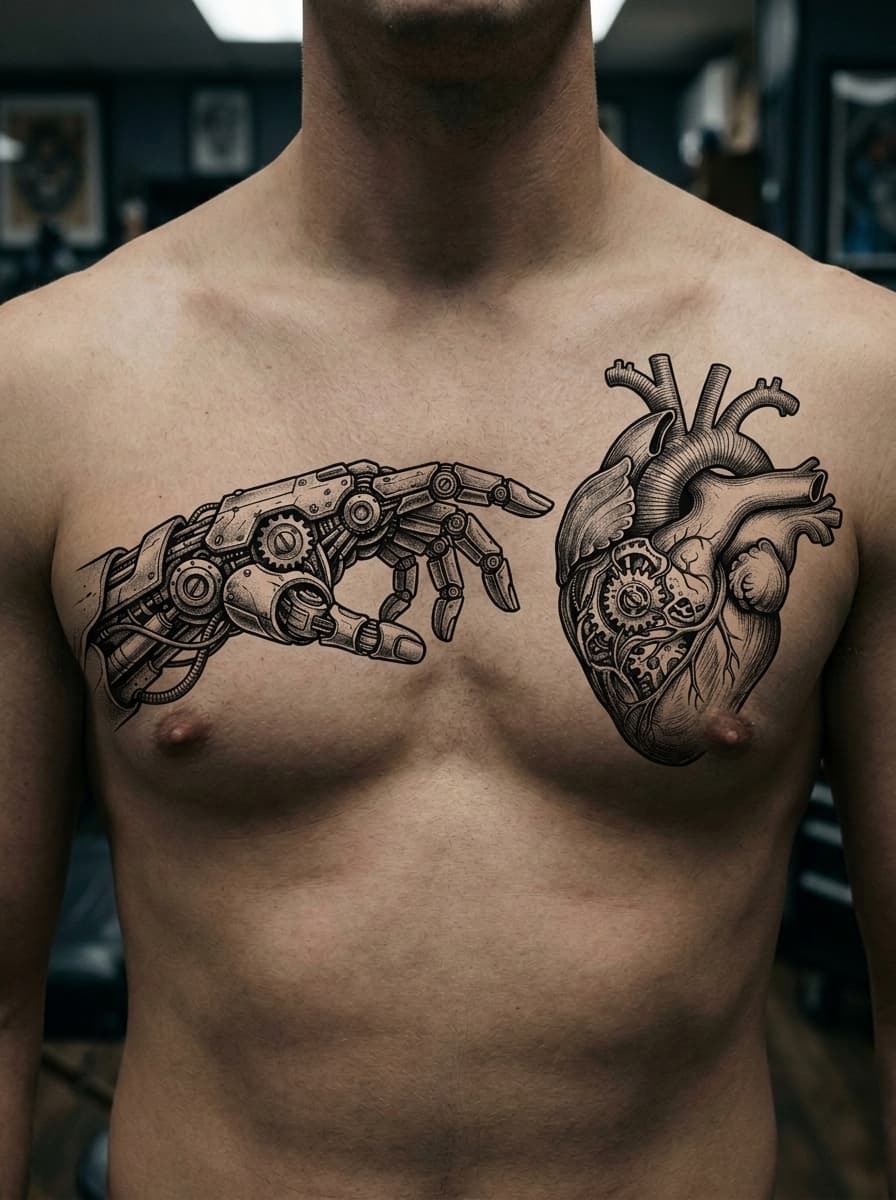 Тату эскиз: Tryon: chest