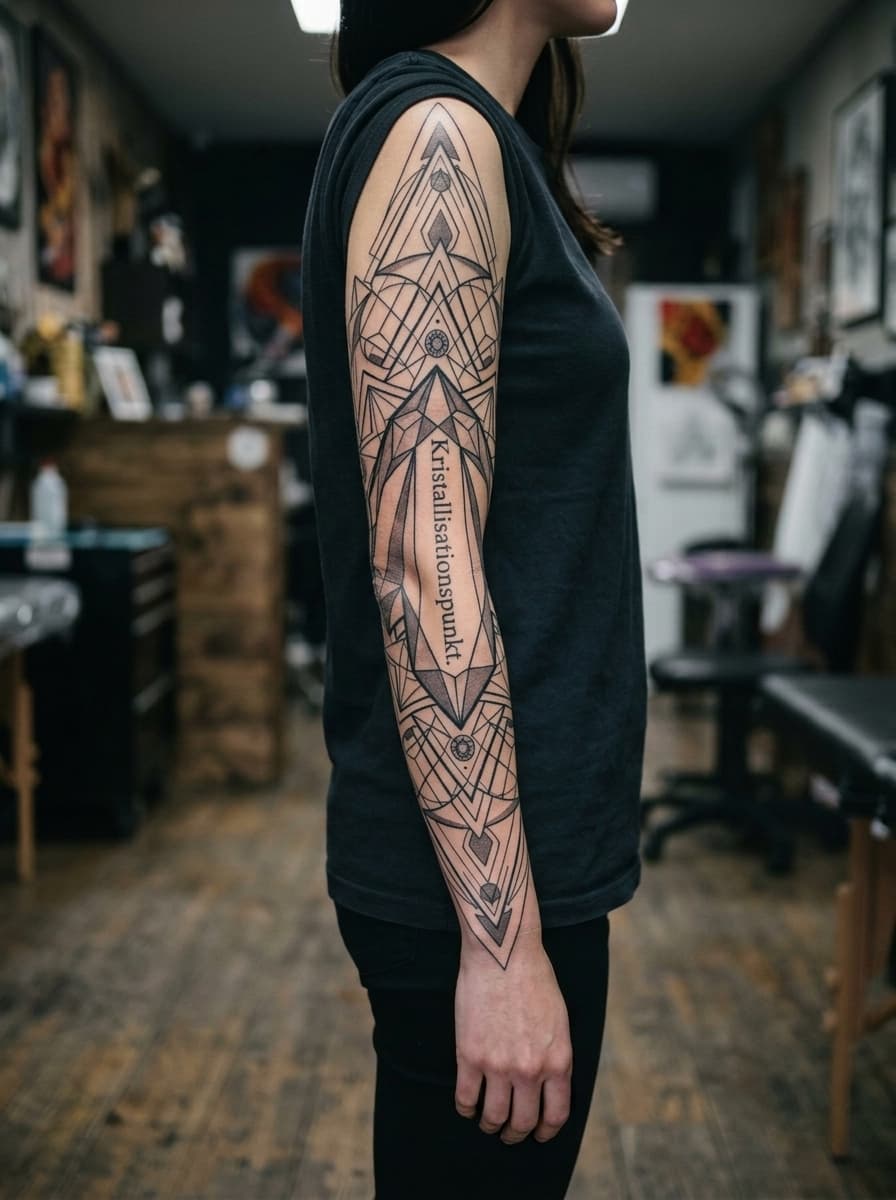 Тату эскиз: Tryon: sleeve