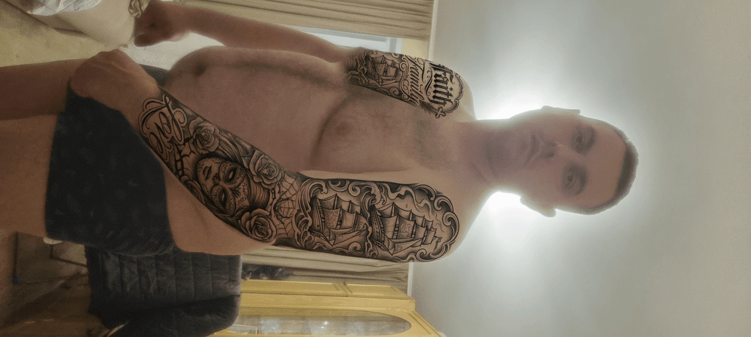 Тату эскиз: Tryon: sleeve