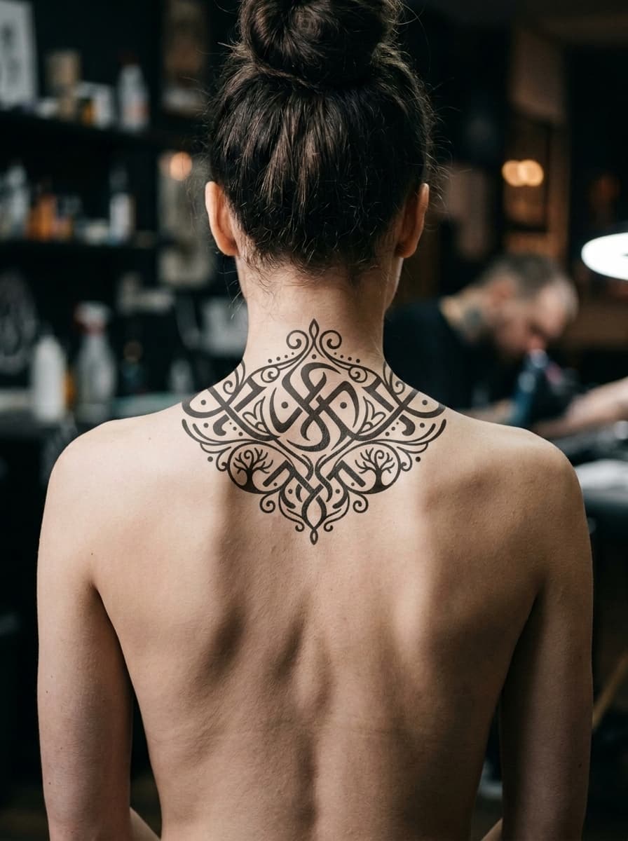 Тату эскиз: Tryon: back