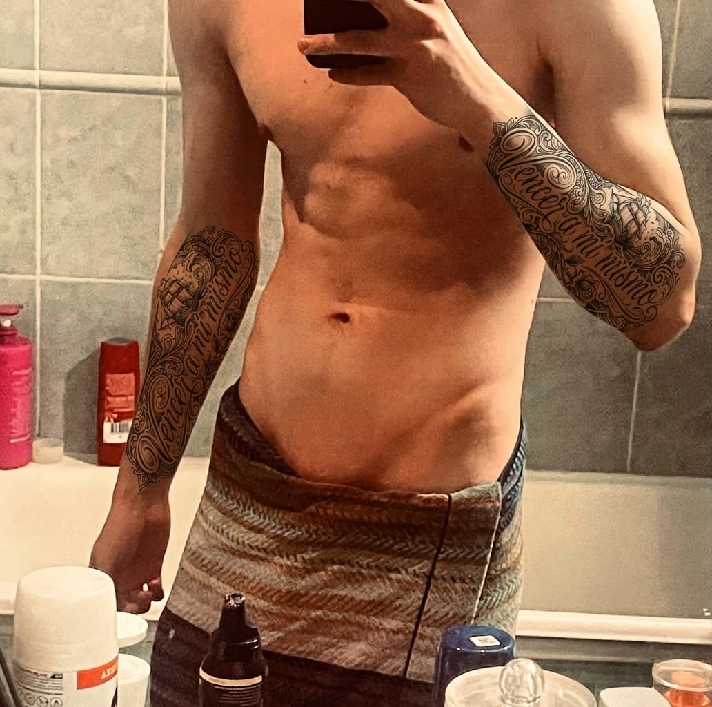 Тату эскиз: Tryon: forearm