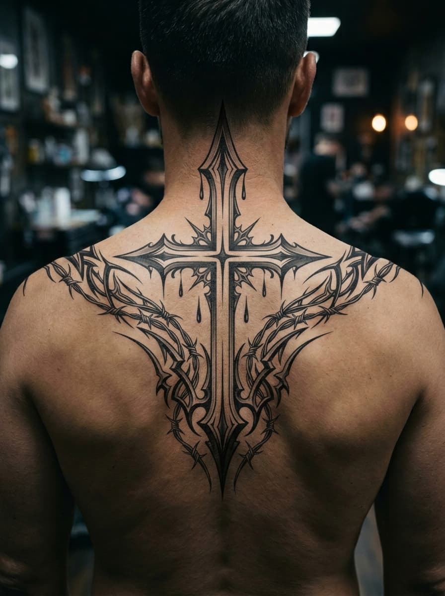 Тату эскиз: Tryon: back