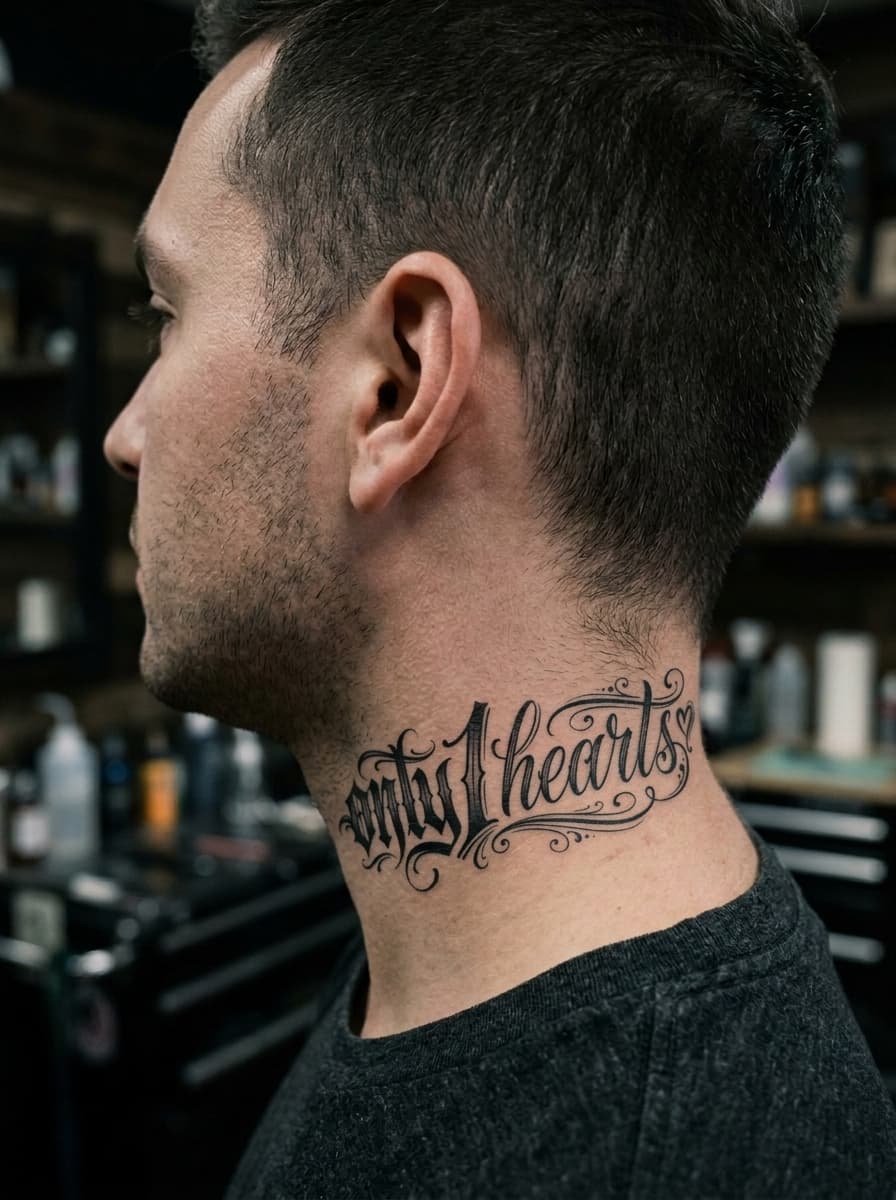 Тату эскиз: Tryon: neck