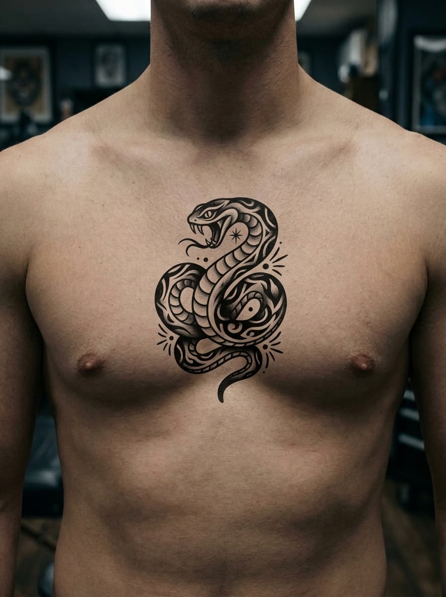 Тату эскиз: Tryon: chest