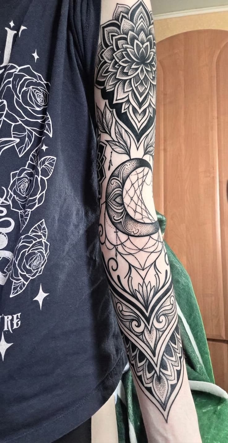 Тату эскиз: Tryon: sleeve