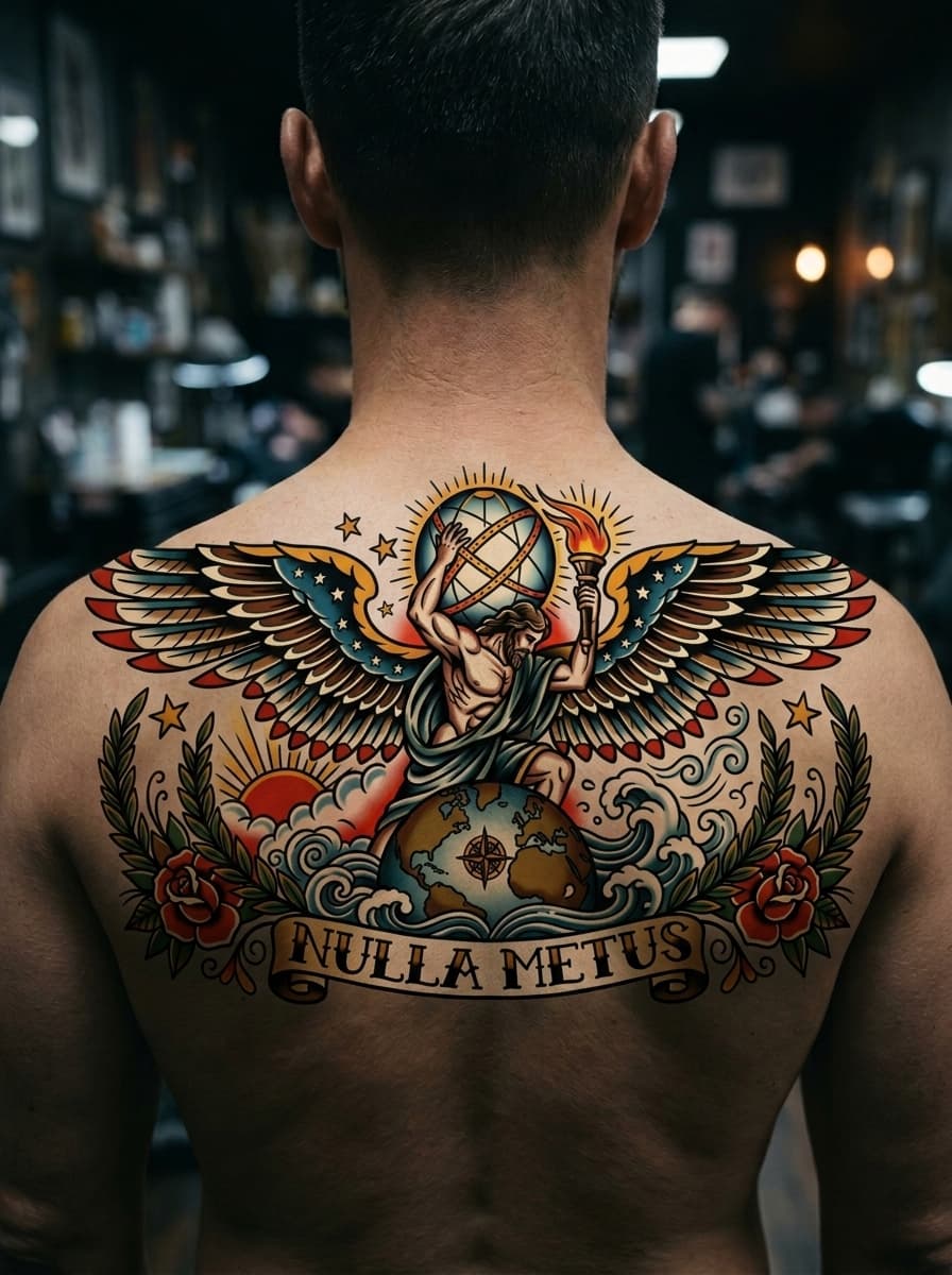 Тату эскиз: Tryon: back