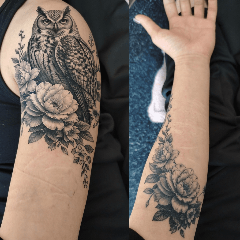Тату эскиз: Tryon: sleeve