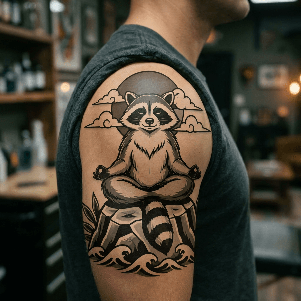 Тату эскиз: Tryon: shoulder