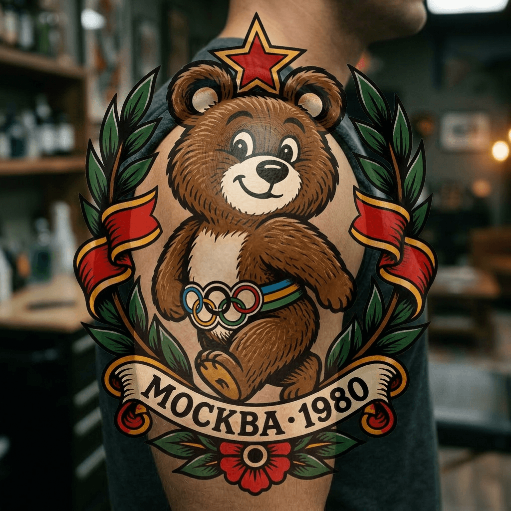 Тату эскиз: Tryon: shoulder
