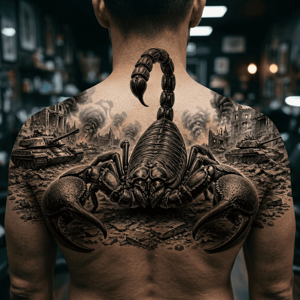 Тату эскиз: Tryon: back
