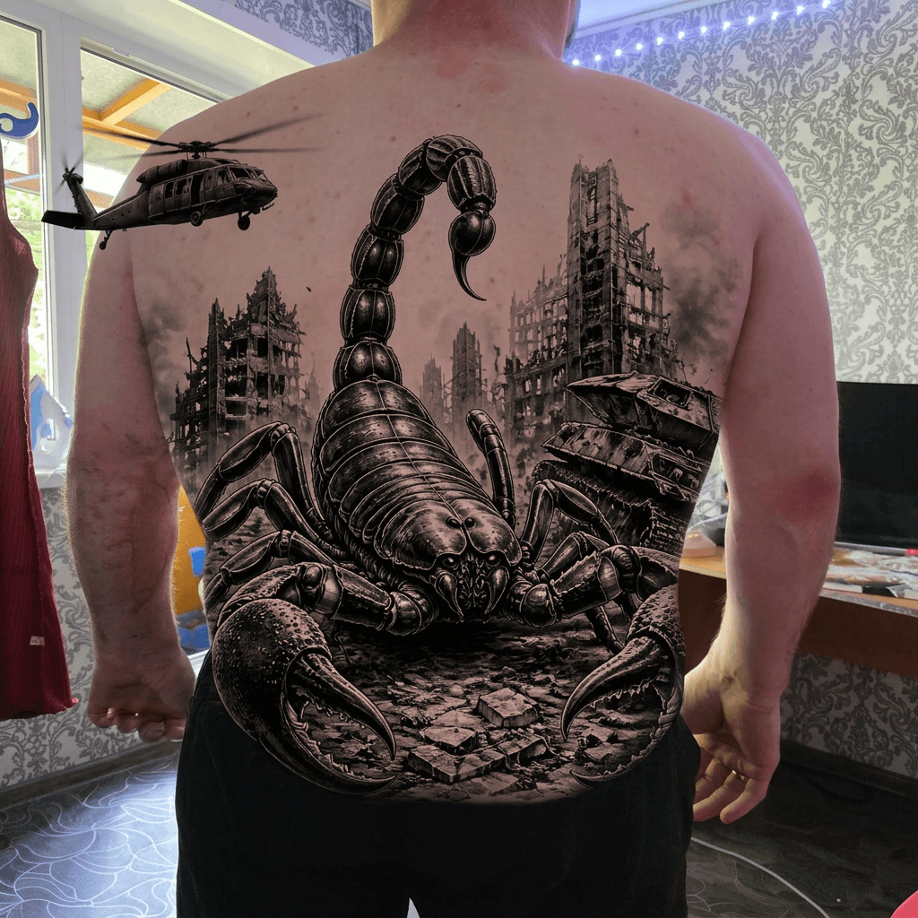 Тату эскиз: Tryon: forearm