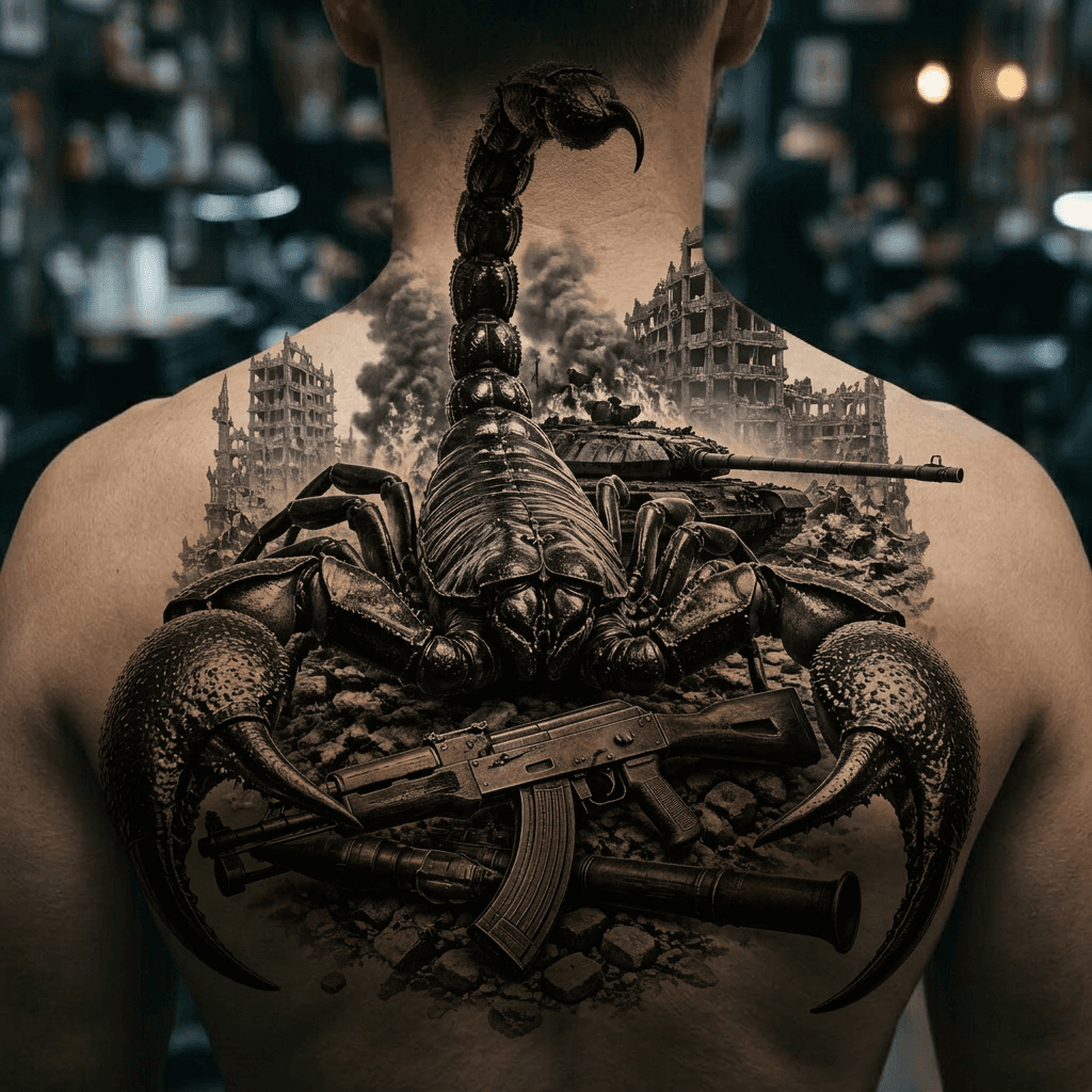 Тату эскиз: Tryon: back