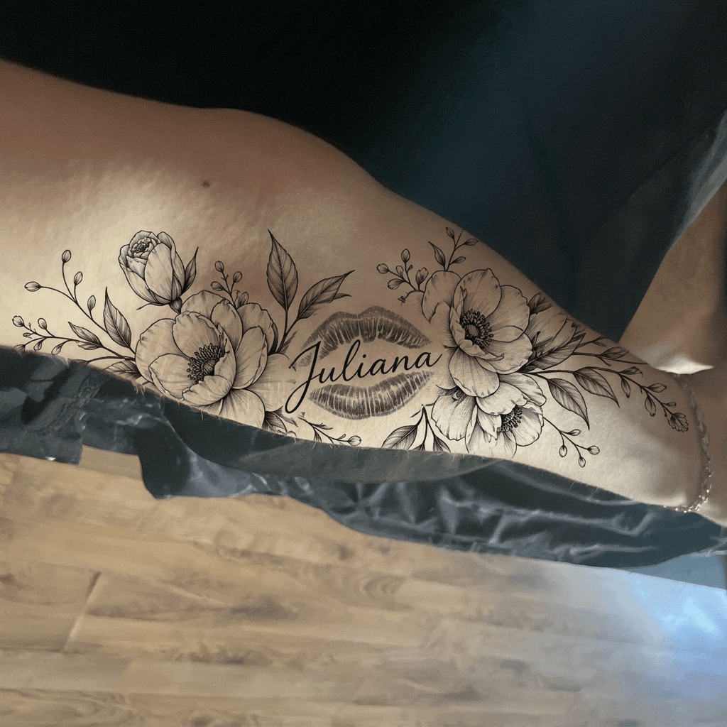Тату эскиз: Tryon: forearm