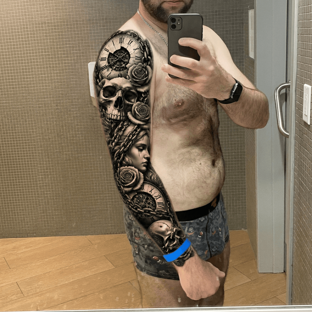 Тату эскиз: Tryon: sleeve