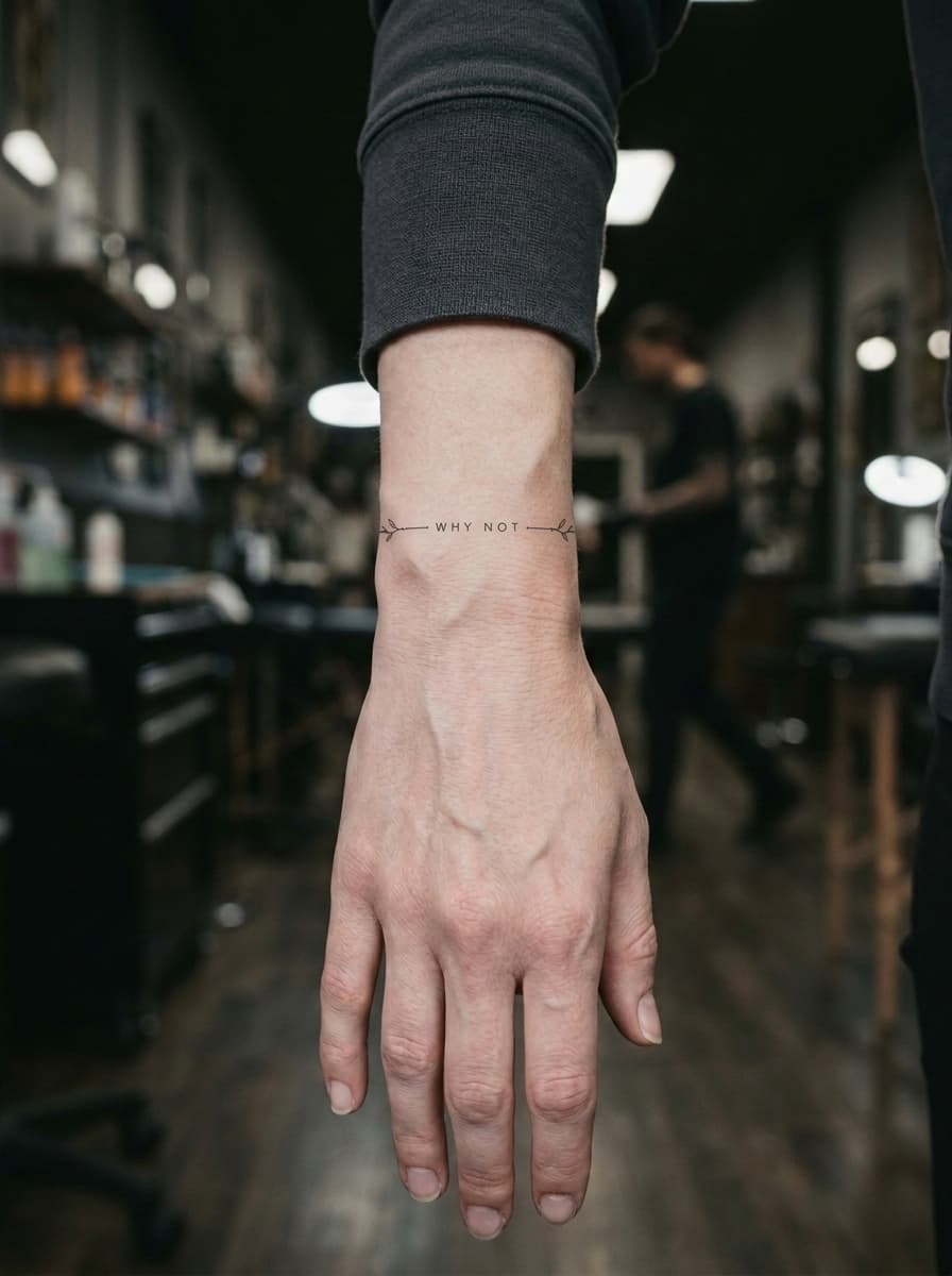 Тату эскиз: Tryon: wrist
