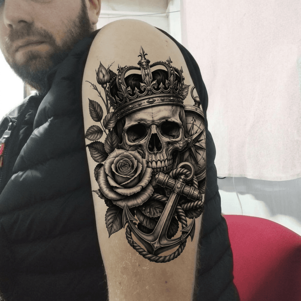 Тату эскиз: Tryon: shoulder