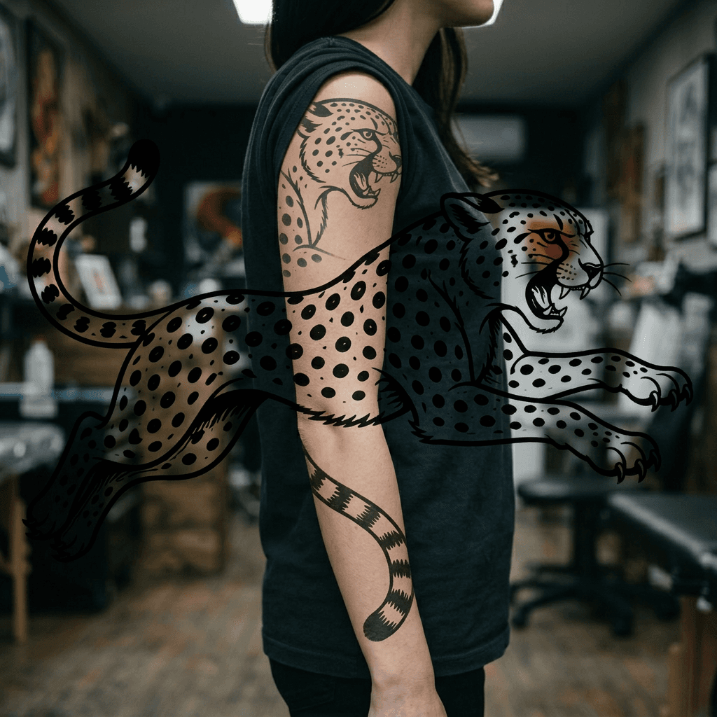 Тату эскиз: Tryon: sleeve