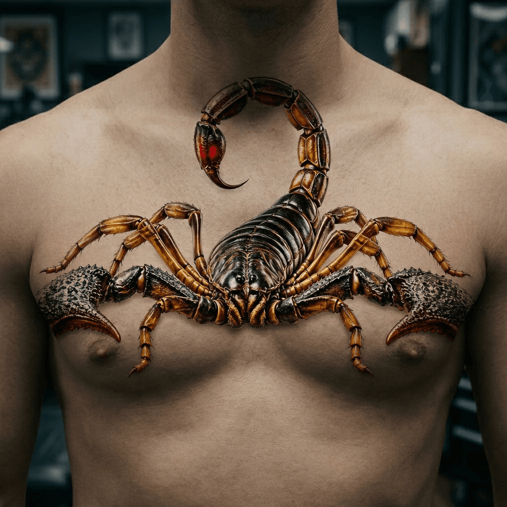 Тату эскиз: Tryon: chest