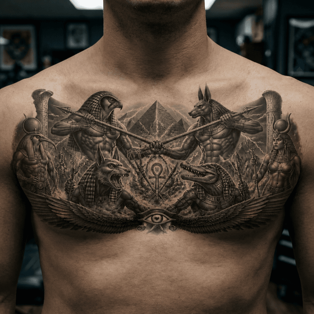 Тату эскиз: Tryon: chest