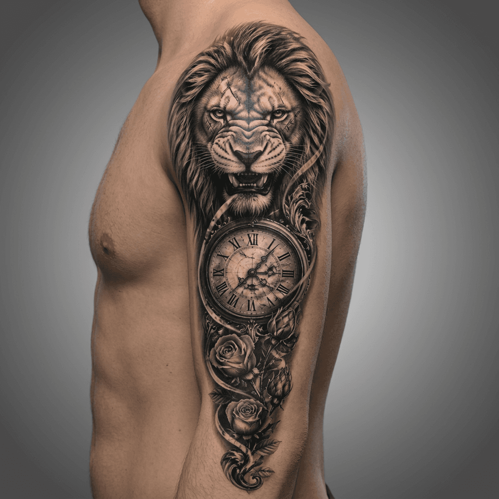 Тату эскиз: Tryon: shoulder
