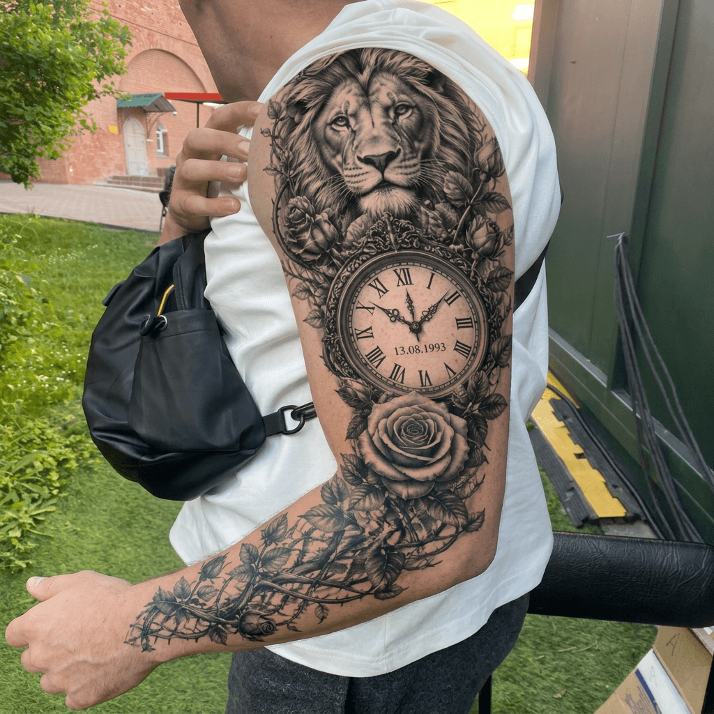 Тату эскиз: Tryon: sleeve