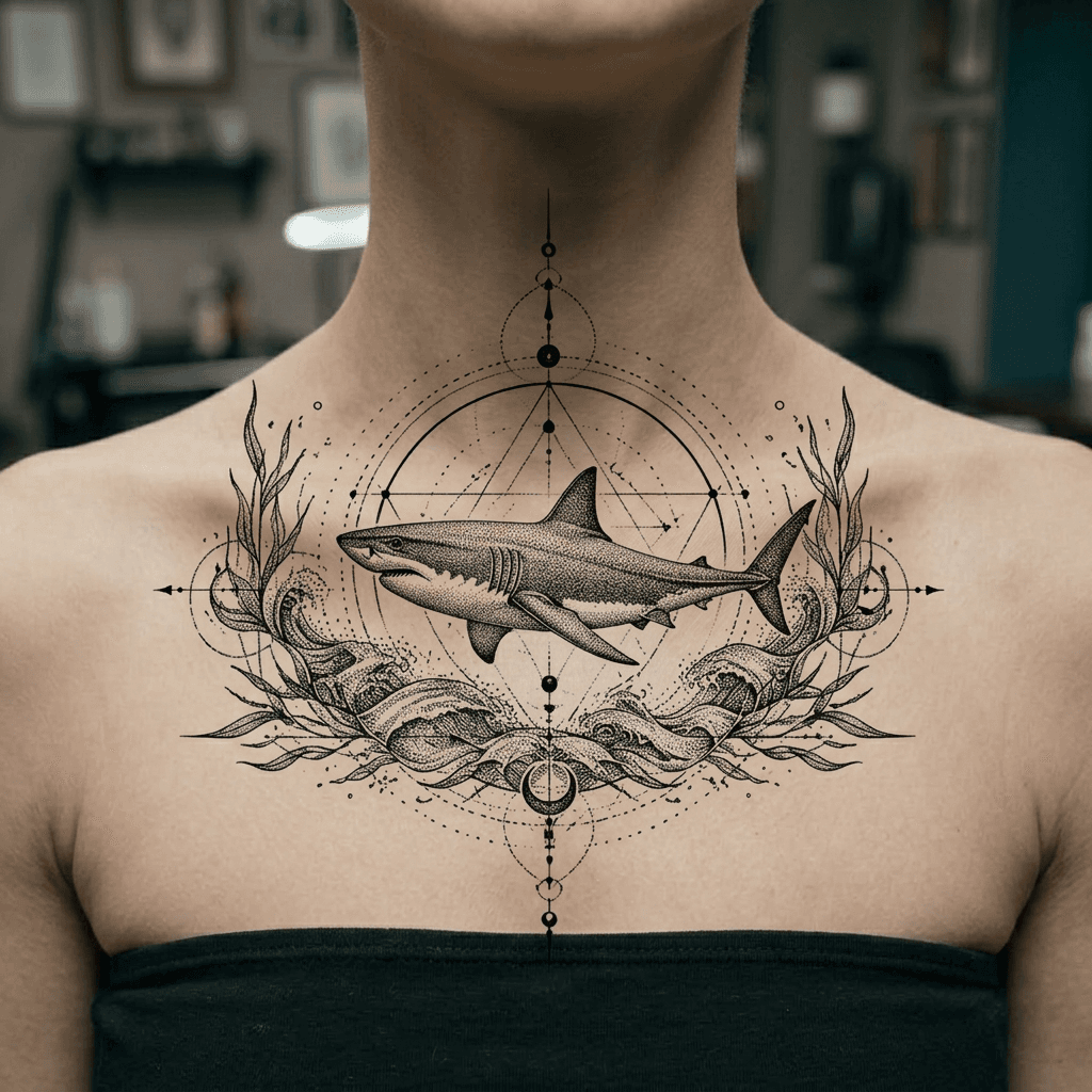 Тату эскиз: Tryon: chest