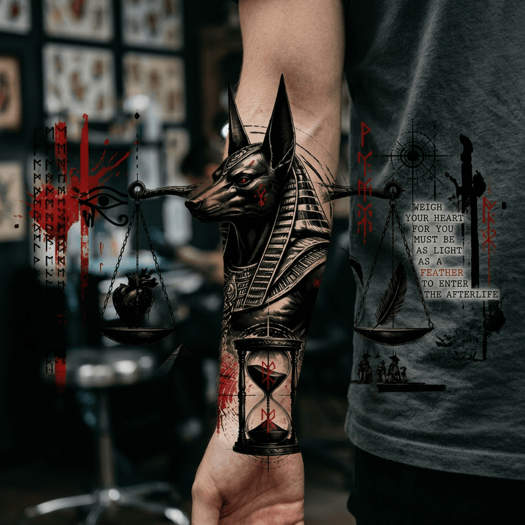 Тату эскиз: Tryon: forearm