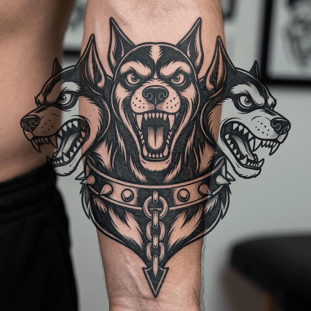 Тату эскиз: Tryon: forearm