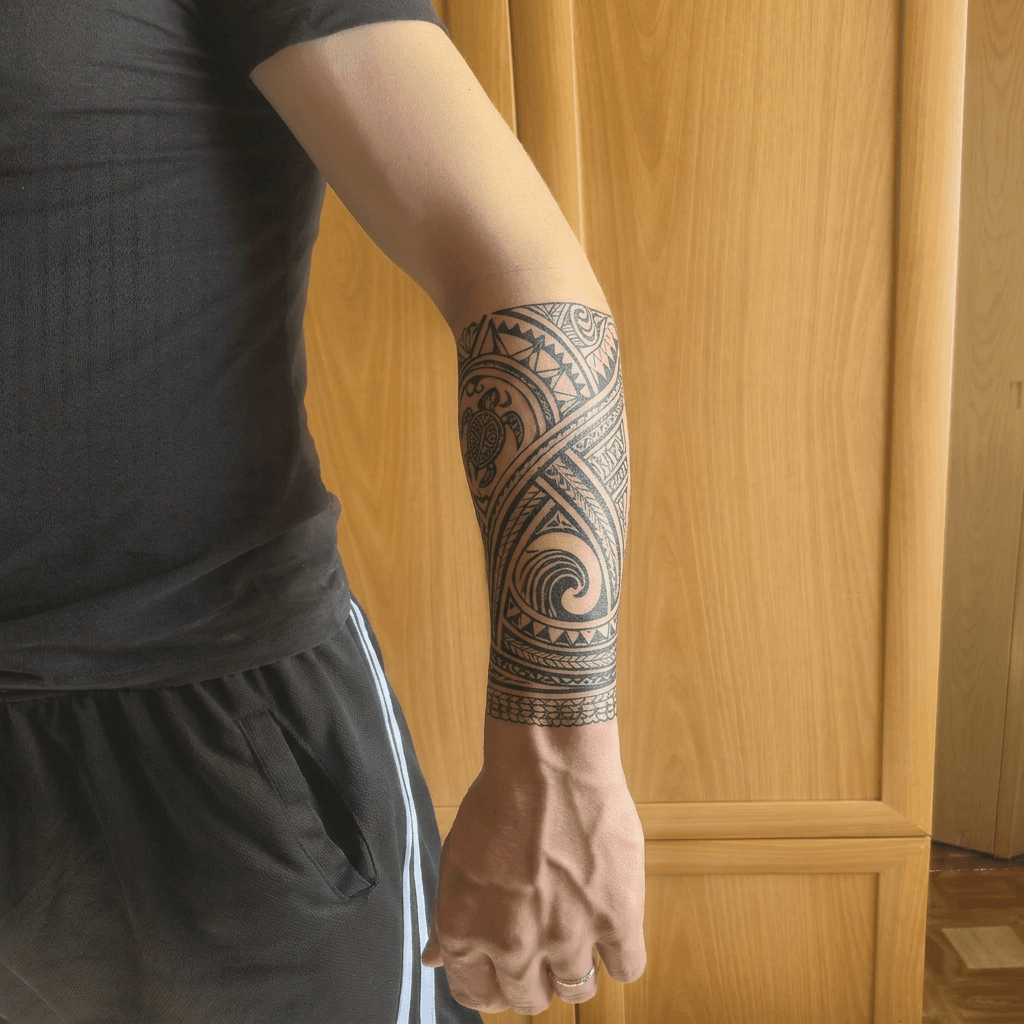 Тату эскиз: Tryon: forearm