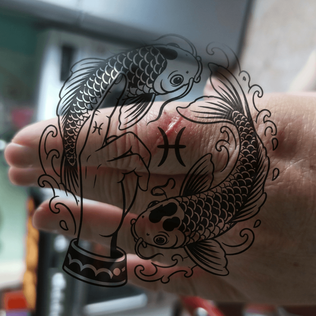 Тату эскиз: Tryon: forearm