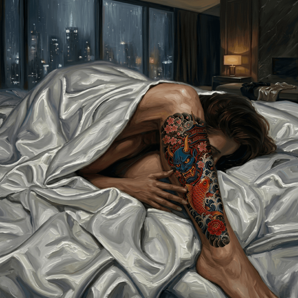 Тату эскиз: Tryon: shin