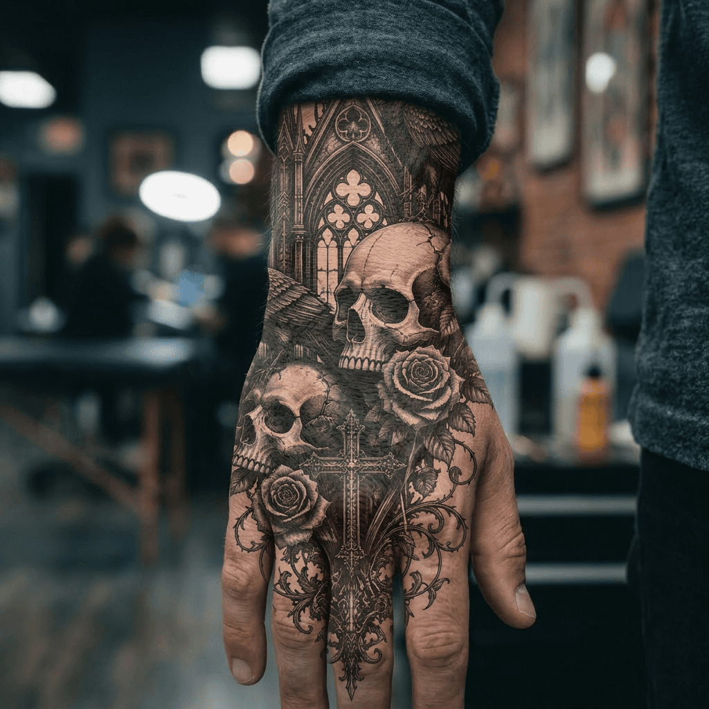 Тату эскиз: Tryon: wrist