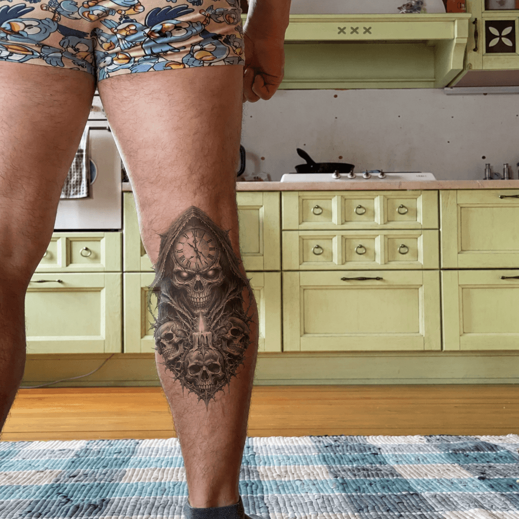 Тату эскиз: Tryon: shin