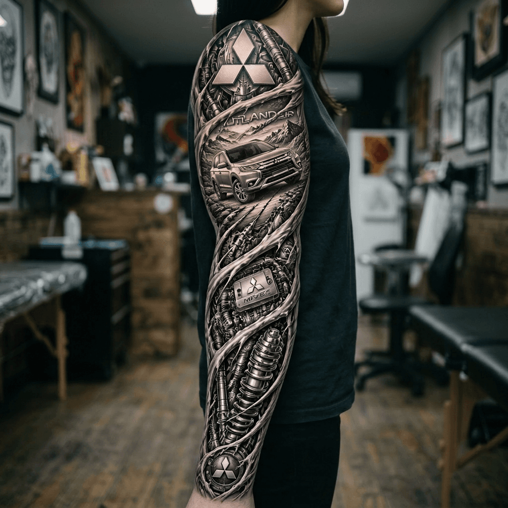 Тату эскиз: Tryon: sleeve