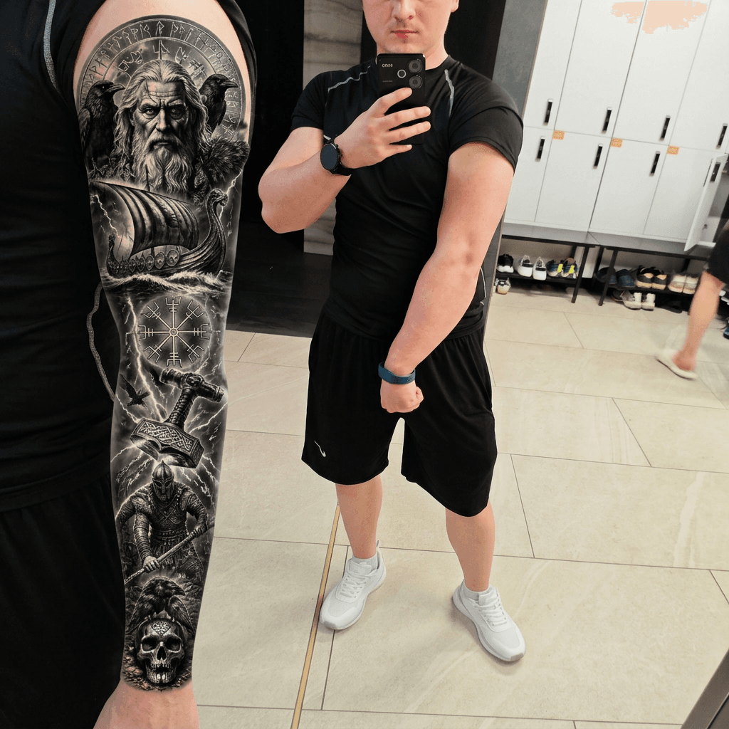 Тату эскиз: Tryon: forearm