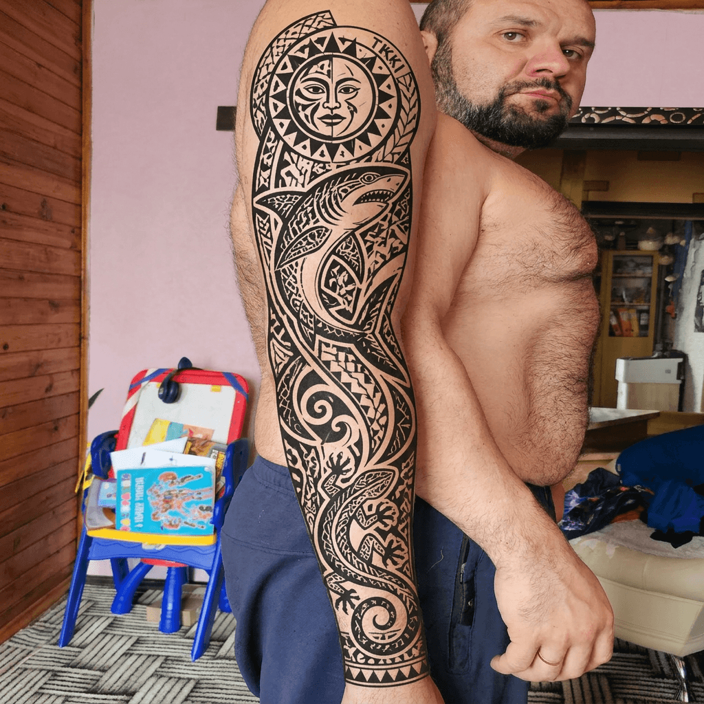 Тату эскиз: Tryon: forearm