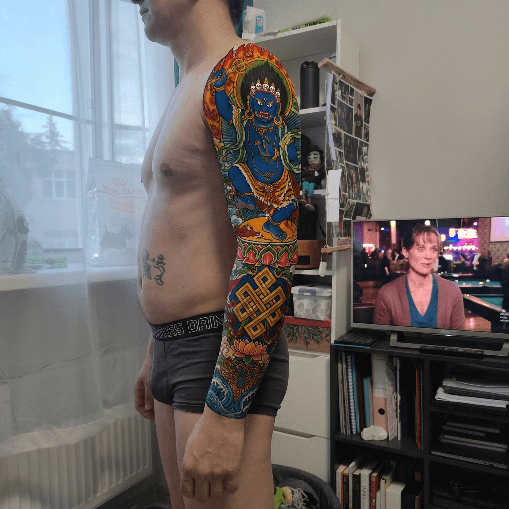 Тату эскиз: Tryon: sleeve