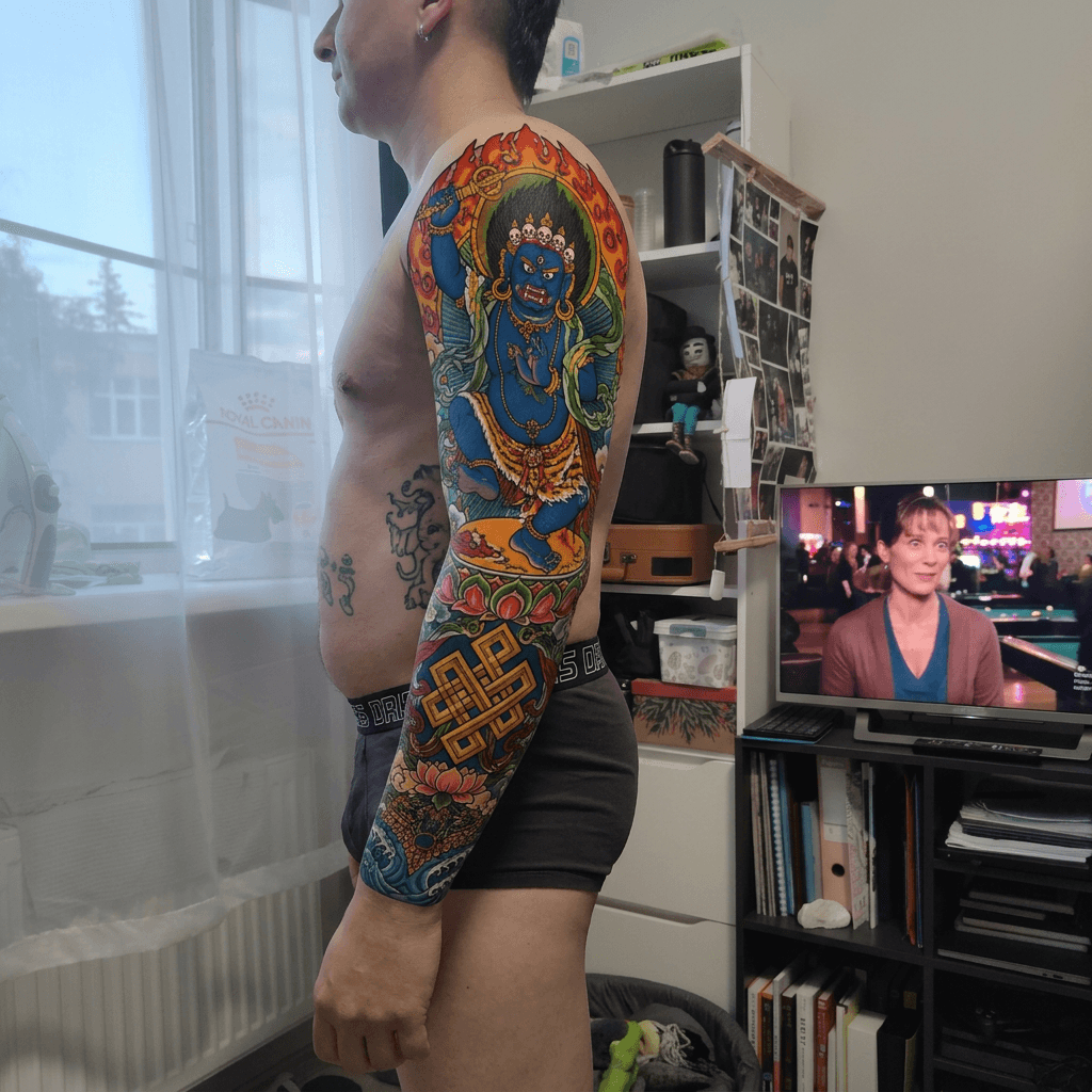Тату эскиз: Tryon: sleeve
